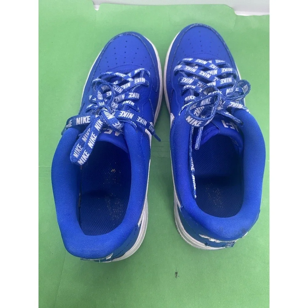 Size 5.5Y Nike Air Force 1 Low LV8 NBA Game Royal 820438-403 University Blue.